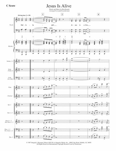 Jesus Is Alive Sheet Music