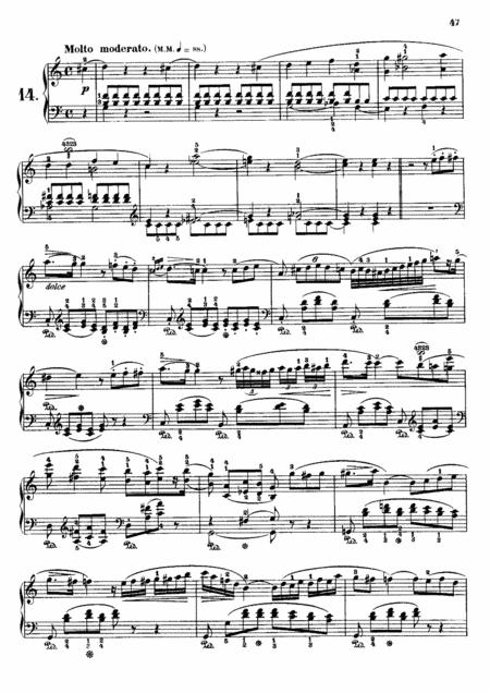 Free Sheet Music John Field Nocturne No 14 In C Major Complete Version