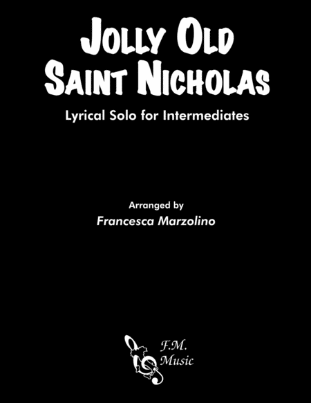 Free Sheet Music Jolly Old Saint Nicholas Lyrical Solo