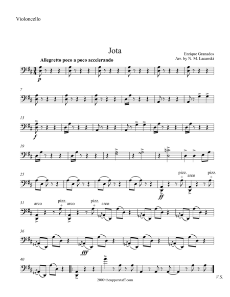 Jota Sheet Music