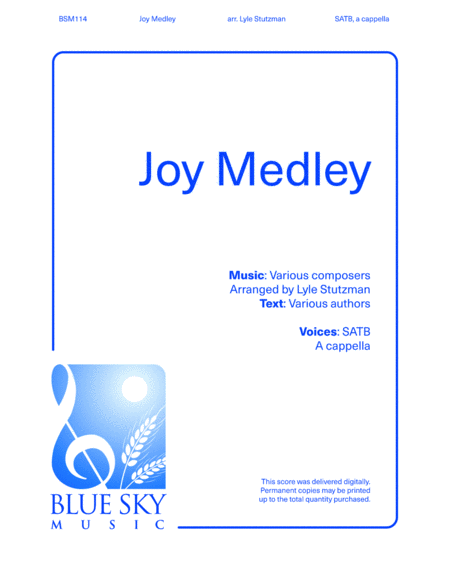 Joy Medley Sheet Music