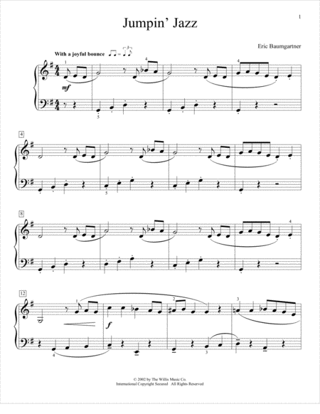 Jumpin Jazz Sheet Music