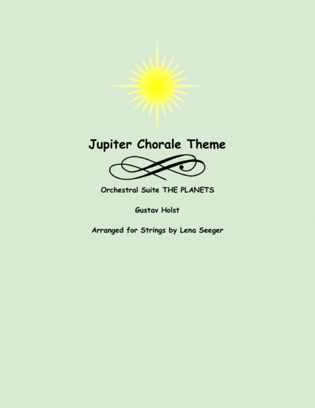 Jupiter Chorale Theme Sheet Music