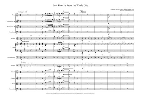 Free Sheet Music Just Blew In From The Windy City Vocal With Small Band And Strings Key Of C