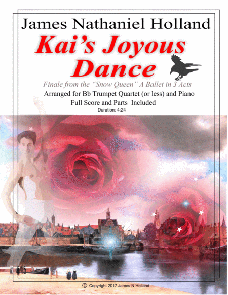 Kais Joyous Dance From The The Snow Queen Ballet Arranged For 4 Bb Trumpets Or Less And Piano Sheet Music