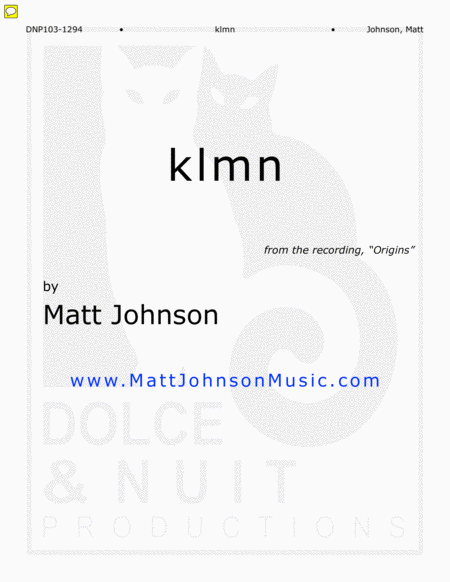 Klmn Sheet Music