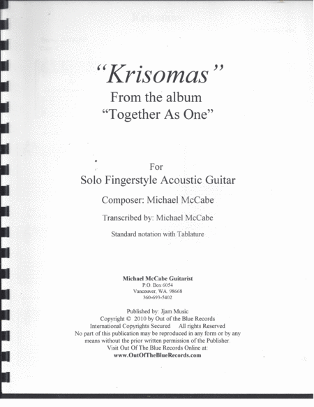 Krisomas Sheet Music