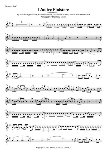 L Autre Finistere Les Innocents Karaoke For Trumpet In C Sheet Music