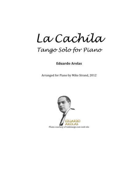 Free Sheet Music La Cachila