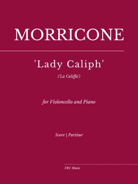 La Califfa Lady Caliph For Violoncello And Piano Intermediate Sheet Music