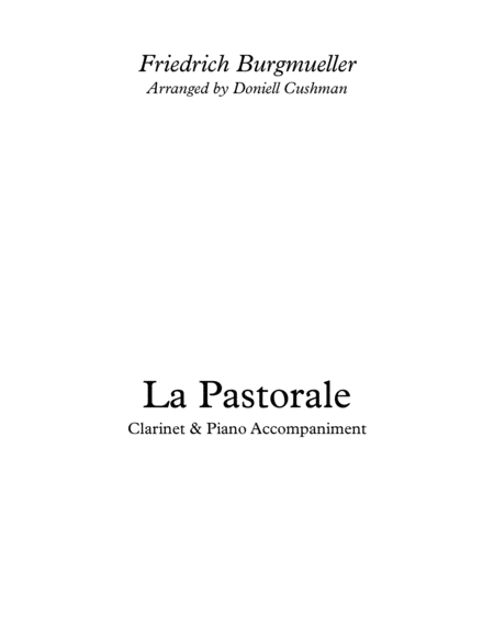 La Pastorale Sheet Music