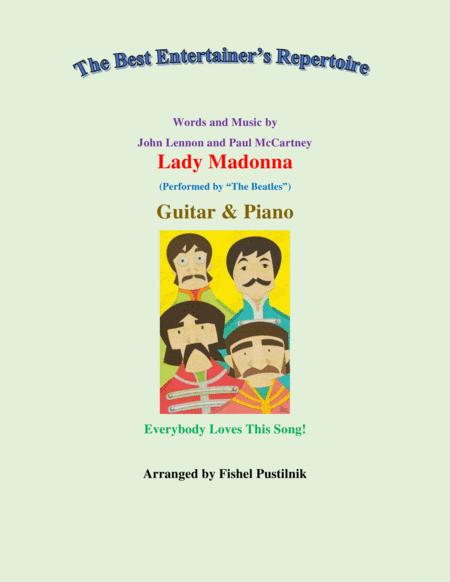 Free Sheet Music Lady Madonna Jazz Pop Version For Guitar And Piano Video