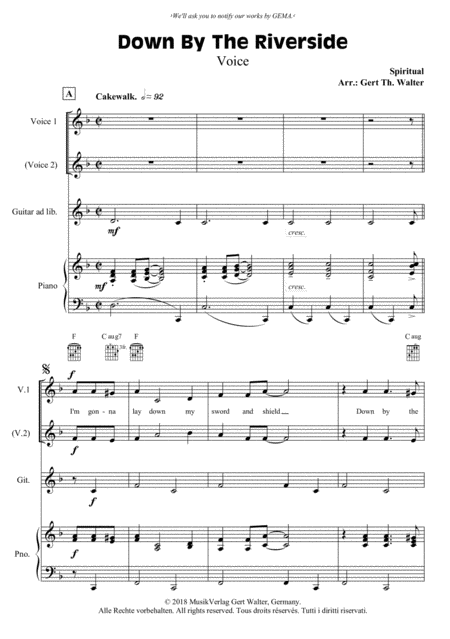 Free Sheet Music Lay Me Down Fingerstyle Guitar