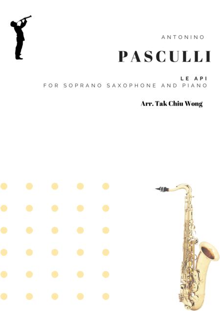Free Sheet Music Le Api Arranged For Soprano Saxophone And Piano