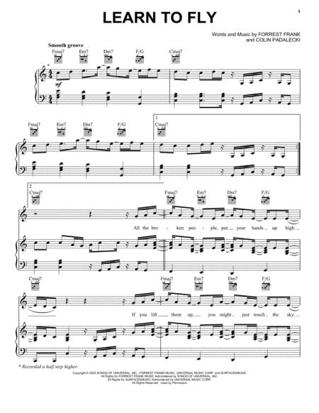 Learn To Fly Sheet Music