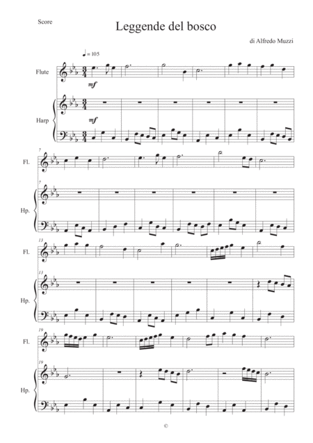 Leggende Del Bosco Sheet Music