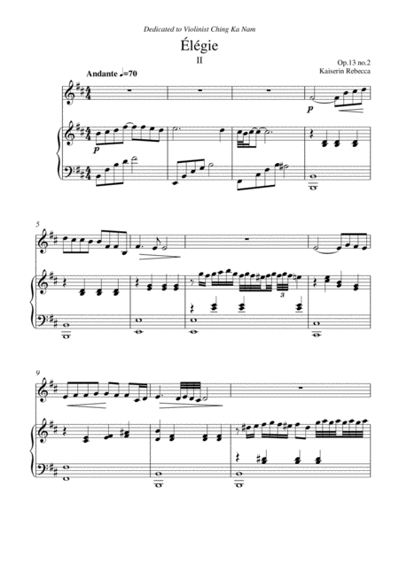 Lgie Ii Op 13 No 2 Sheet Music