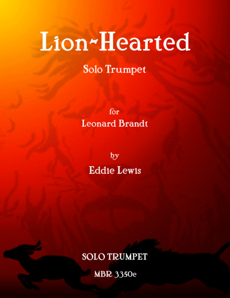 Free Sheet Music Lion Hearded For Solo Trumpet By Eddie Lewis