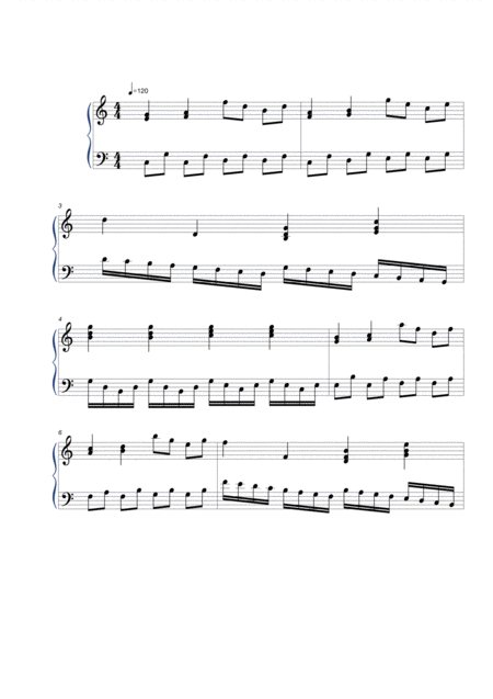 Little Study On The White Keys Number 1 Sheet Music