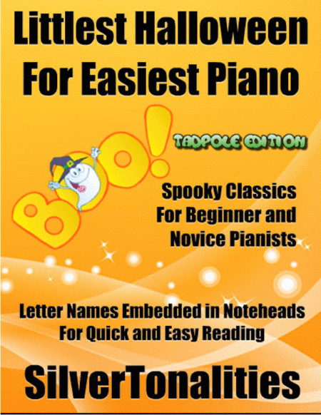 Free Sheet Music Littlest Halloween For Easiest Piano Tadpole Edition
