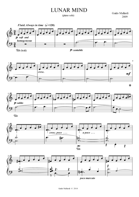 Lunar Mind Sheet Music