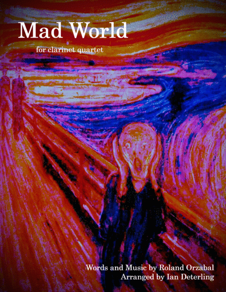 Mad World For Clarinet Quartet Sheet Music