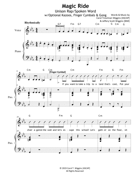 Magic Ride Sheet Music