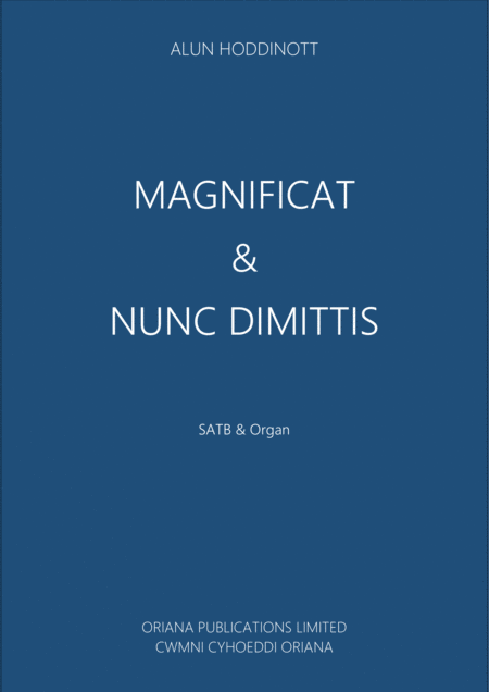 Magnificat Nunc Dimittis Sheet Music