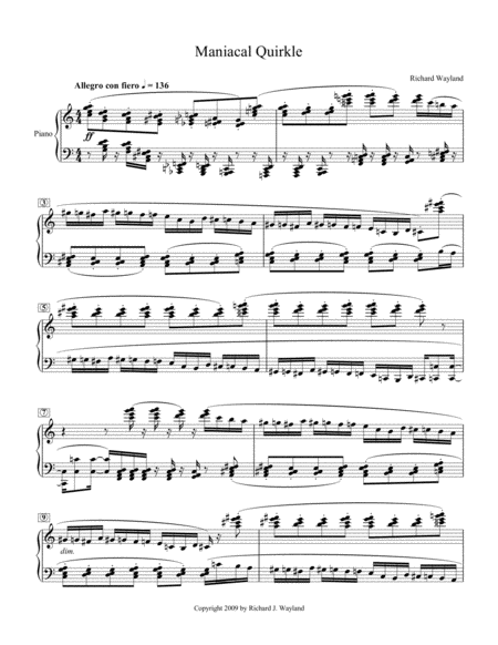 Maniacal Quirkle Sheet Music