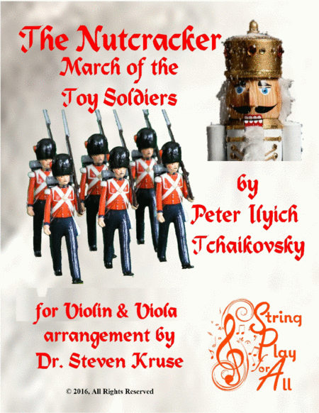 March Of The Toy Soldiers From The Nutcracker For Violin Viola Sheet Music