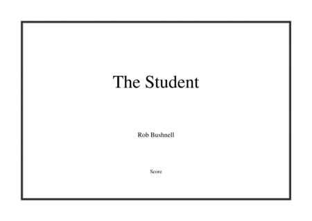 March The Student Rob Bushnell Brass Band Sheet Music