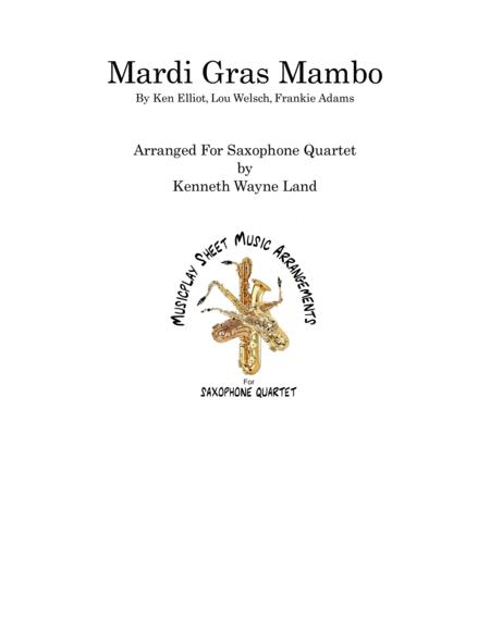 Free Sheet Music Mardi Gras Mambo Saxophone Quartet