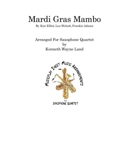 Mardi Gras Mambo Saxophone Quartet Sheet Music