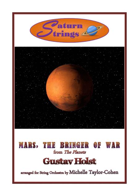 Free Sheet Music Mars Bringer Of War From The Planets