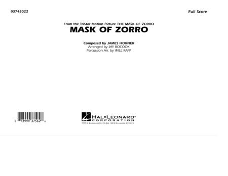 Free Sheet Music Mask Of Zorro Arr Jay Bocook Full Score