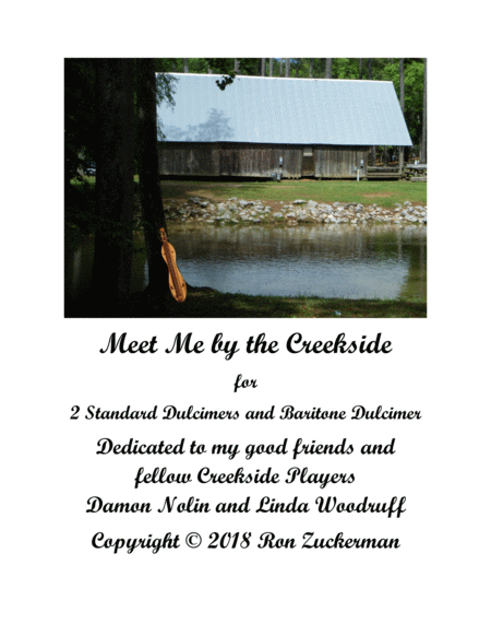 Free Sheet Music Meet Me By The Creekside