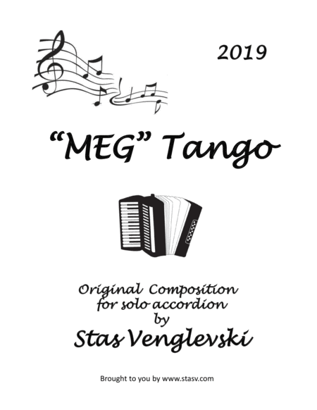 Free Sheet Music Meg Tango