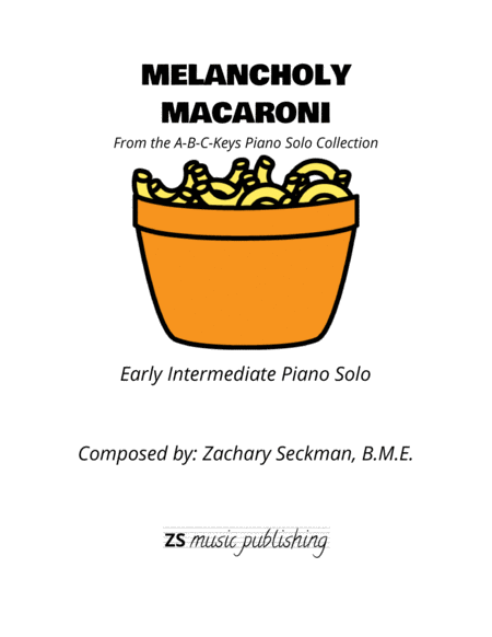 Melancholy Macaroni Sheet Music