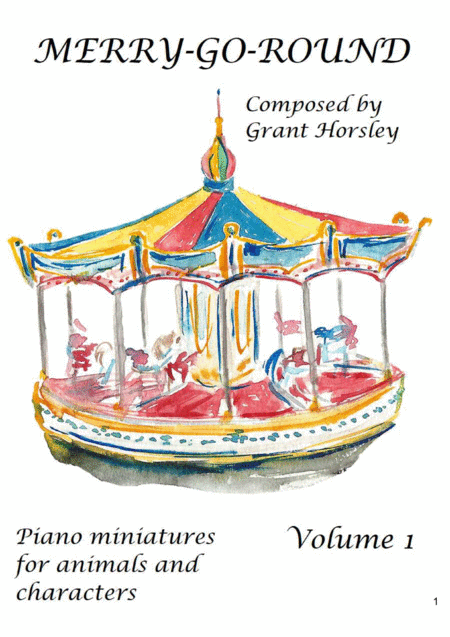 Free Sheet Music Merry Go Round Piano Pieces For Animals And Characters Vol 1