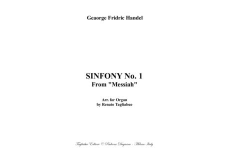 Messiah Overture And Symphony No 1 By Handel Arr For Piano Organ Sheet Music