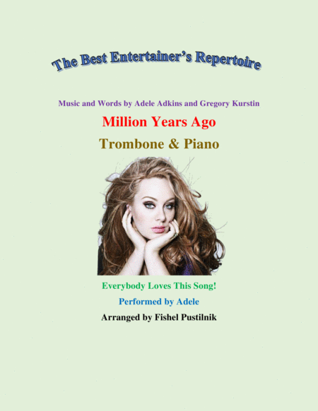 Free Sheet Music Million Years Ago For Trombone And Piano Video