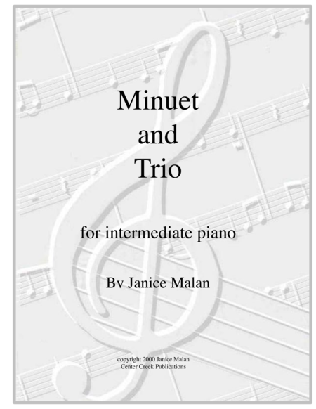 Minuet And Trio For Piano Solo Sheet Music