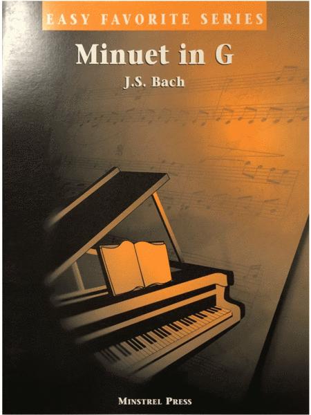 Minuet In G Easy Favorite Piano Solo Sheet Music