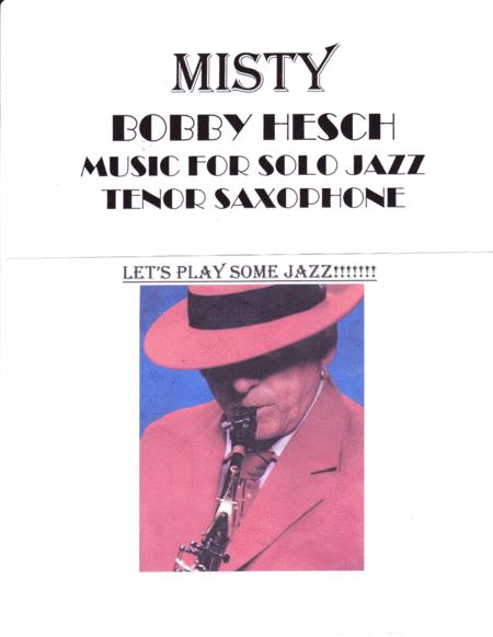 Misty For Solo Jazz Tenor Saxophone Sheet Music