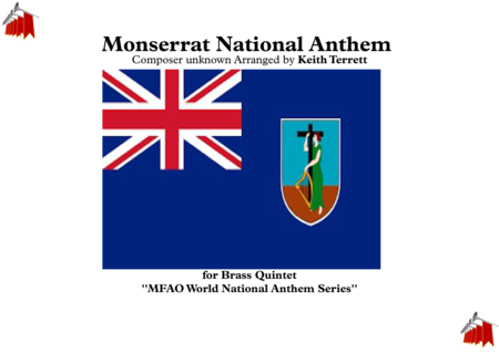 Montserrat National Anthem For Brass Quintet Sheet Music