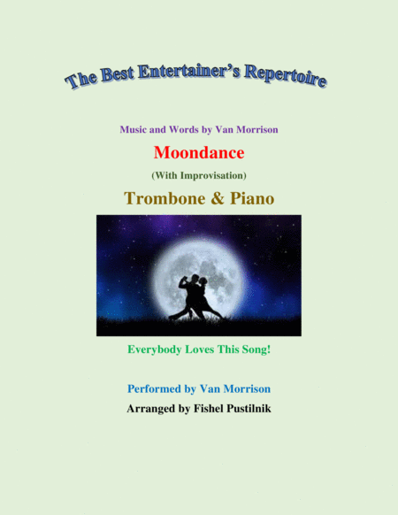 Free Sheet Music Moondance With Improvisation For Trombone And Piano Video