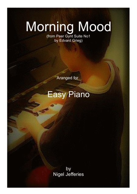 Free Sheet Music Morning Mood Arranged For Easy Piano