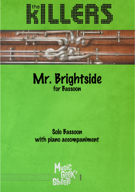 Free Sheet Music Mr Brightside By The Killers For Bassoon