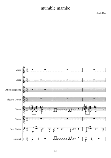 Mumble Mambo Sheet Music