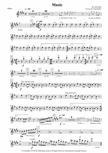 Free Sheet Music Music Easy Play Along For Double Reed